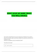 ITC 235 FINAL EXAM STUDY GUIDE QUESTIONS WITH COMPLETE ANSWERS