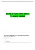 ITC 235 FINALS STUDY QUESTIONS WITH COMPLETE ANSWERS