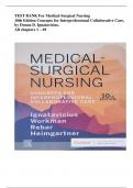 TEST BANK For Medical-Surgical Nursing 10th Edition Concepts for Interprofessional Collaborative Care&comma; by Donna D&period; Ignatavicius&comma; All chapters 1 &ndash; 69