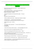 AMS 274 unit 3 Exam Questions with Detailed Answers