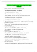AMS 274 Final Review Exam Questions with Answers