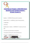 Audit Manual &ndash; Chapter 3 &lpar;2025&sol;2026&rpar; &ndash; 35 Exam Questions & Answers on Sampling Methods&comma; Audit Risk&comma; Evidence Evaluation & Stratification
