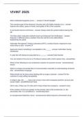 VIVINT 2025 QUESTIONS AND ANSWERS FULLY SOLVED