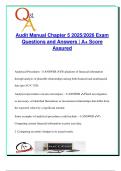 Audit Manual &ndash; Chapter 5 &lpar;2025&sol;2026&rpar; &ndash; 35 Exam Questions & Answers on Analytical Procedures&comma; Data Reliability&comma; Risk Areas & Audit Evidence
