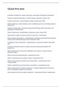 Vivint Pre-test Questions and Answers Graded A&plus;
