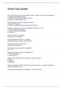 Vivint Test Guide Questions and Answers Graded A&plus;