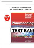 Lippincott Illustrated Reviews&colon; Pharmacology&comma; 8th Edition - Whalen&comma; Test Bank - Chapters 1 - 48