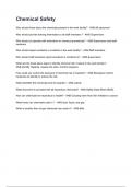 Chemical Safety Questions and answers graded A&plus; 2025&sol;2026
