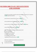BUSMHR 2000 EXAM 2 2025 QUESTIONS AND ANSWERS