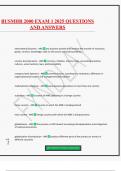 BUSMHR 2000 EXAM 1 2025 QUESTIONS AND ANSWERS