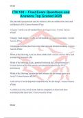 ITN 100 &ndash; Final Exam Questions and Answers Top Graded 2025