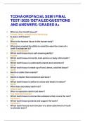 Dental Anatomy & Orofacial Structures Exam Study Guide &lpar;TCDHA Semester 1&rpar;