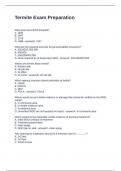 Termite Exam Preparation Questions and Answers