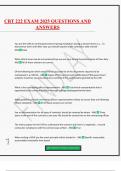 CBT 222 EXAM 2025 QUESTIONS AND ANSWERS