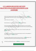 CCI ARDMS REGISTRY REVIEW PRACTICE EXAM 2025 QUESTIONS AND ANSWERS