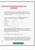 CDW110 EXAM 2025 QUESTIONS AND ANSWERS