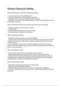 Online Chemical Safety Questions and answers graded A&plus; 225&sol;2026