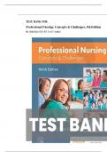 Professional Nursing - Concepts & Challenges&comma; 9th Edition by Beth Black &ndash; Complete Test Bank &lpar;2024&rpar;