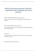 RDAEF2 State Board Examination  2025-2026 &ndash; Comprehensive Review Questions and Answers Graded A&plus;
