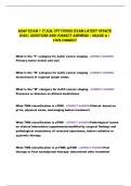 ASAP EXAM 1 &lpar;T&comma;N&comma;M&comma; CPT CODES&rpar; EXAM LATEST UPDATE  2025&vert; QUESTIONS AND CORRECT ANSWERS &vert; GRADE A &vert;  100&percnt; CORRECT
