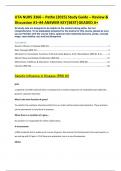 UTA NURS 3366 &ndash; Patho &lpar;2025&rpar; Study Guide &ndash; Review &  Discussion &num;1&ndash;&num;4 ANSWER KEY&vert;BEST&vert;GEADED A&plus; 