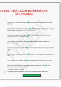 CS 6262 &ndash; FINAL EXAM 2025 QUESTIONS AND ANSWERS