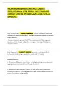 PALANTIR DATA ENGINEER NEWEST UPDATE   20252026 EXAM WITH ACTUAL QUESTIONS AND   CORRECT VERIFIED ANSWERS&sol;WELL ANALYSED ALL GRADED A&plus; 