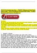 NR 547 Psychopharmacology &ndash; PMHNP Midterm & Final Exam Study Guide &ndash; Nurse Practitioner Program 2025&ndash;2026 &ndash; Verified Questions and Answers &lpar;Graded A&plus;&rpar;