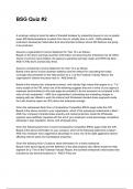 BSG Quiz &num;2 NEWEST 2025&sol;2026 ACTUAL EXAM COMPLETE QUESTIONS AND CORRECT DETAILED ANSWERS &lpar;VERIFIED ANSWERS&rpar; &vert;ALREADY GRADED A&plus;&vert;&vert;BRAND NEW&excl;&excl;