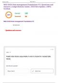 WGU D426 Data management Foundations V3 &vert; Questions and Answers &vert; Comprehensive Guide &vert; 2025 New Update &vert; 100&percnt; Verified&period;