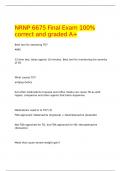 NRNP 6675 Final Exam 100&percnt; correct and graded A&plus;