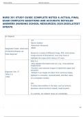 Exam &lpar;elaborations&rpar; NURS 301 