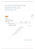 CLA1501 ASSIGNMENT 1 FOR 2025 - DUE 29 AUGUST 2025