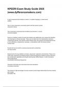 KPEERI Exam Study Guide 2025 &lpar;www&period;dyfferencemakers&period;com&rpar; NEWEST 2025&sol;2026 ACTUAL EXAM COMPLETE QUESTIONS AND CORRECT DETAILED ANSWERS &lpar;VERIFIED ANSWERS&rpar; &vert;ALREADY GRADED A&plus;&vert;&vert;BRAND NEW&excl;&excl;