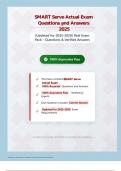 SMART Serve Actual Exam Questions and Answers 2026&sol;2027 &vert; &lpar;Updated for 2026&sol;2027&rpar; Real Exam Pack &ndash; Questions & Verified Answers