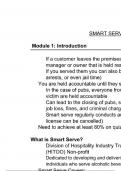 Smart Serve Training Notes