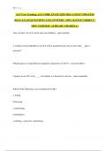 ALF Core Training&comma; ALF CORE EXAM &vert;2025-2026 LATEST UPDATED&vert; REAL EXAM QUESTIONS AND ANSWERS &vert; 100&percnt; RATED CORRECT &vert; 100&percnt; VERFIED &vert; ALREADY GRADED A&plus;