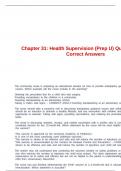 Chapter 31&colon; Health Supervision &lpar;Prep U&rpar; Questions And Correct Answers