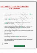 EDELMAN CCI EXAM 2025 QUESTIONS AND ANSWERS