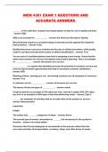 INEN 4301 EXAM 1 QUESTIONS AND ACCURATE ANSWERS 