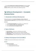 Software development notes