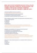 HESI ADVANCED PATHOPHYSIOLOGY FINAL EXAM NEWEST 2025&sol;2026 COMPLETE 100 QUESTIONS AND CORRECT DETAILED ANSWERS &lpar;VERIFIED ANSWERS&rpar; &vert;ALREADY GRADED A&plus;&vert;&vert;BRAND NEW&excl;&excl;