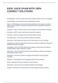 ESOL GACE EXAM WITH 100&percnt; CORRECT SOLUTIONS