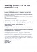 GACE 300 &ndash; Assessments Test with Accurate Solutions
