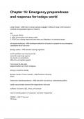 Chapter 16&colon; Emergency preparedness and response for todays world NEWEST 2025&sol;2026 ACTUAL EXAM COMPLETE QUESTIONS AND CORRECT DETAILED ANSWERS &lpar;VERIFIED ANSWERS&rpar; &vert;ALREADY GRADED A&plus;&vert;&vert;BRAND NEW&excl;&excl;