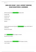 GMS 6552 EXAM 1 2025 &vert; EXPERT VERIFIED EXAM QUESTIONS & ANSWERS