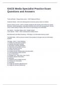 GACE Media Specialist Practice Exam Questions and Answers