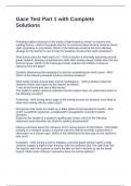 Gace Test Part 1 with Complete Solutions