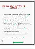 MEP EXAM 2025 QUESTIONS AND ANSWERS