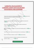 LODGING MANAGEMENT CERTIFICATION TEST EXAM 2025 QUESTIONS AND ANSWERS